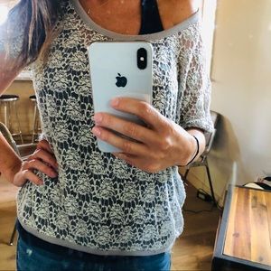 🌺 Sheer and lacy Khloe top